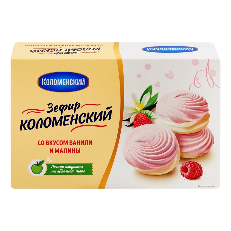 Зефир Коломенский со вкусом ванили малины 250г