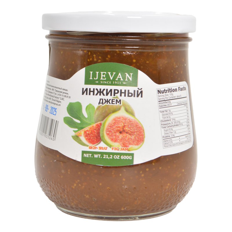 Джем Иджеван инжирный 600г ст/б