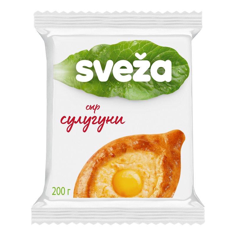 Сыр Свежа Сулугуни 40% 200г п/пакет