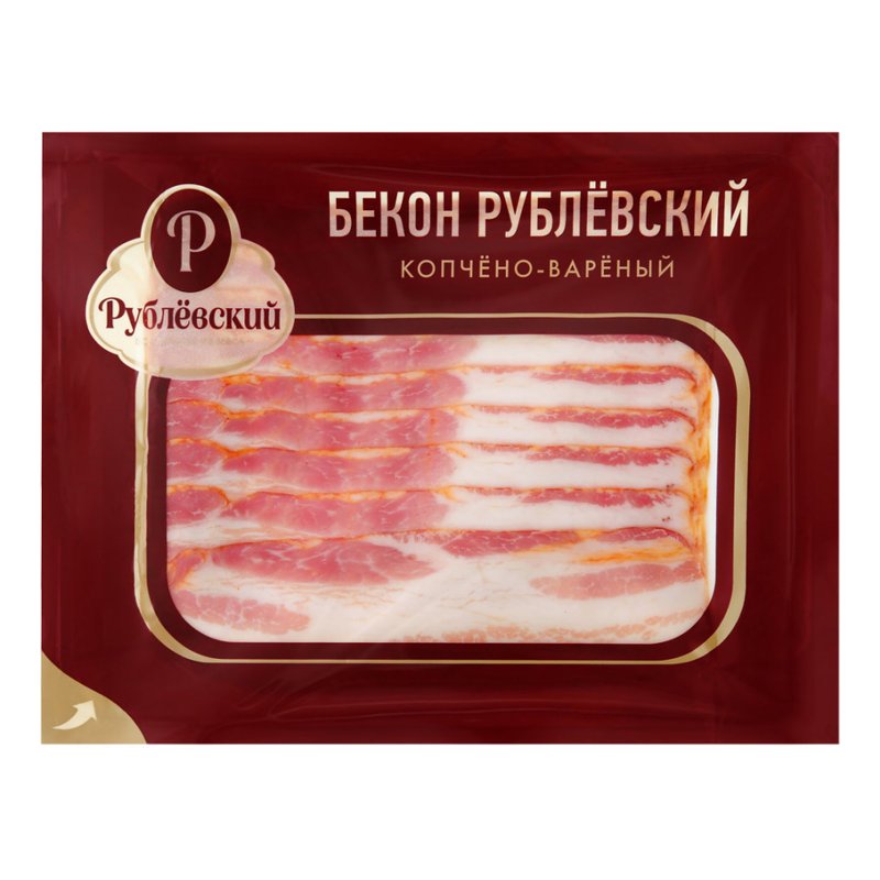Бекон Рублевский с/к в/у 150г