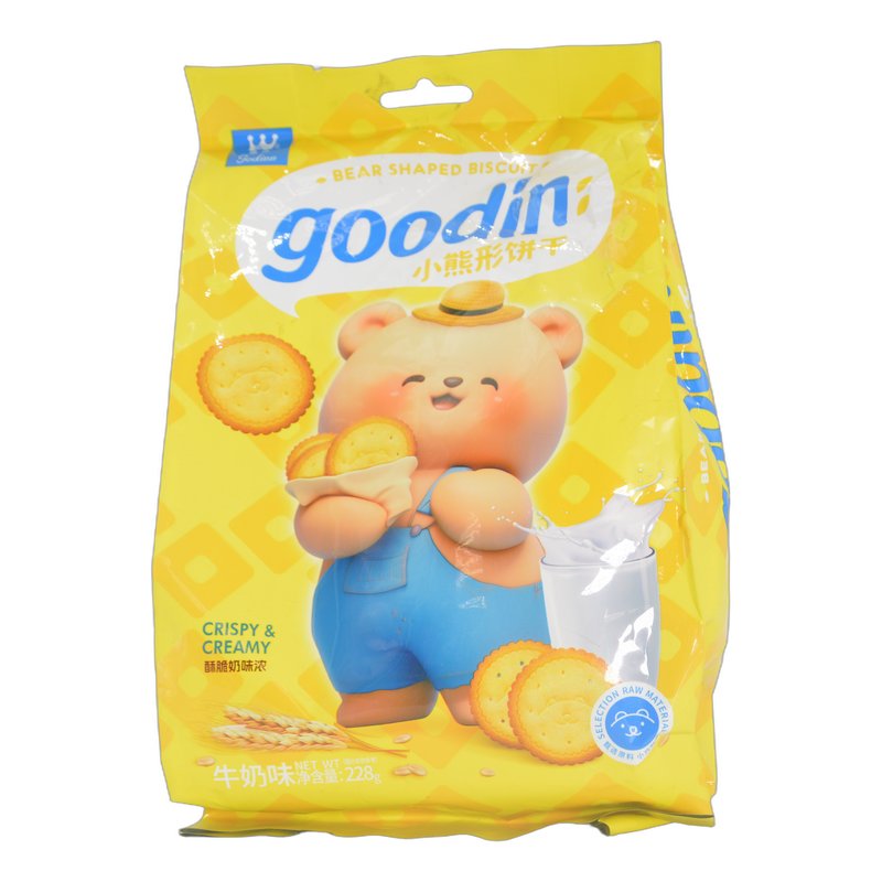 Печенье Goodinn молочное Мишка 228г флоупак