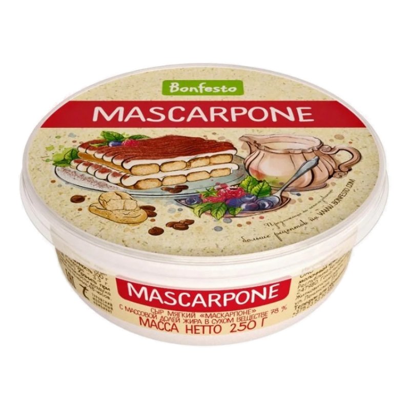 Сыр Bonfesto Маскарпоне 78% 250г