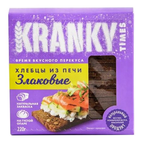 Хлебцы Кранкей таймес злаковые 220г