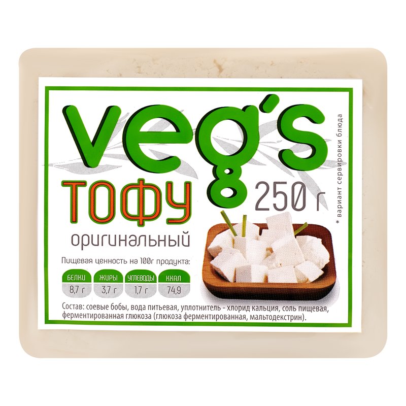Продукт соевый Вег`с Фамили Тофу оригинальный 250г