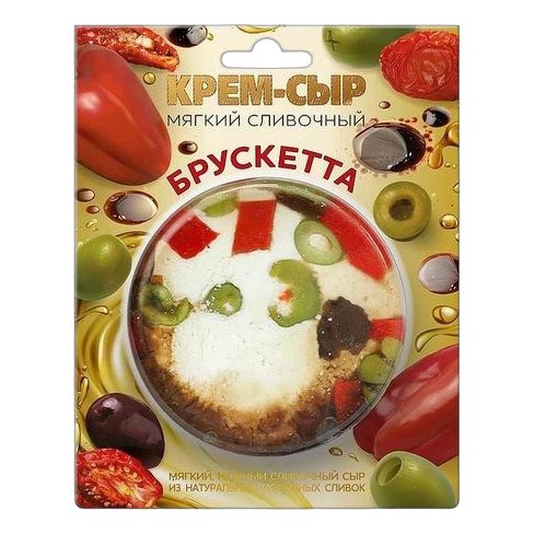 Крем-сыр Амига мягкий сливочный брускетта 69% 120г