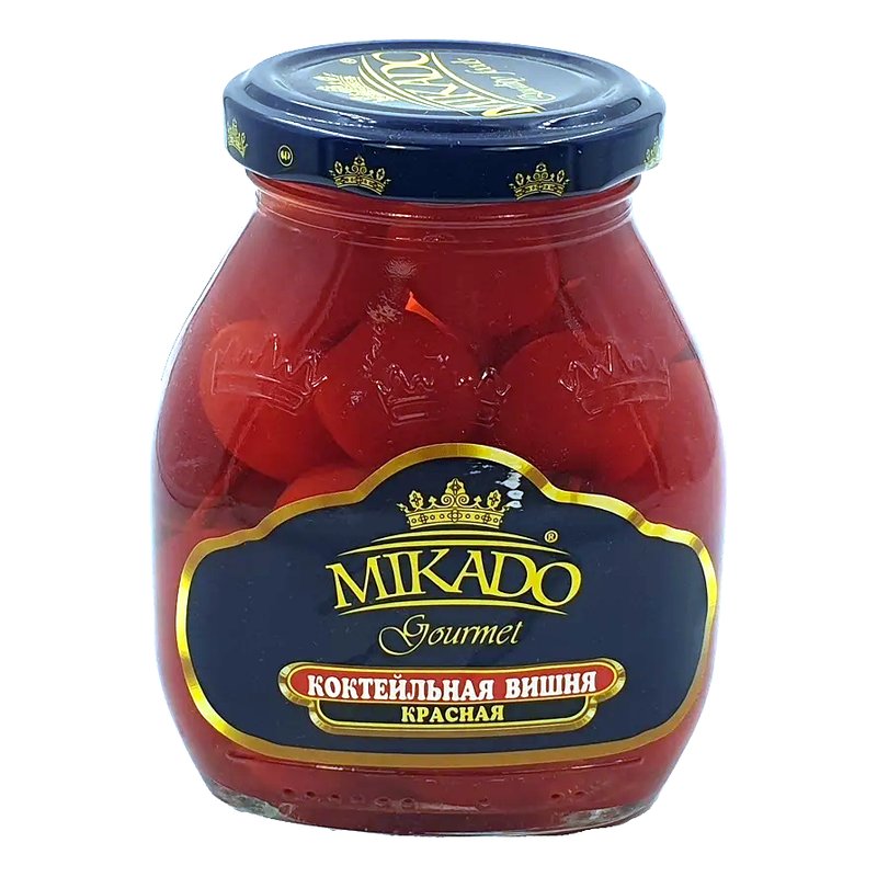 Вишня Микадо коктейльная красная 314мл ст/б