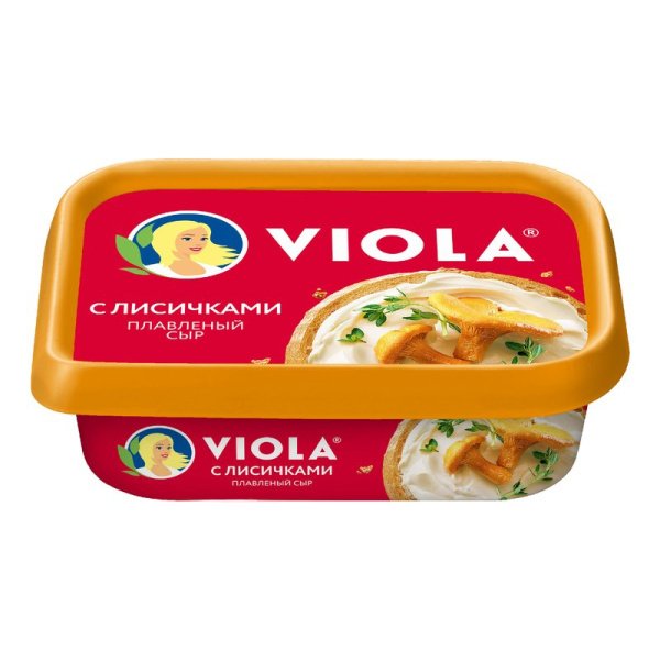 Сыр Виола плавленый с лисичками 50% 200г