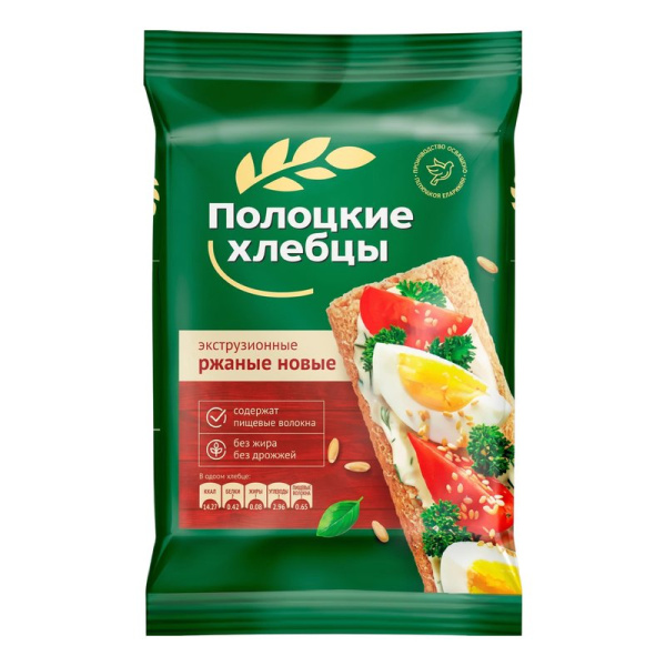 Хлебцы Полоцкий Хлз ржаные экструзионные 80г