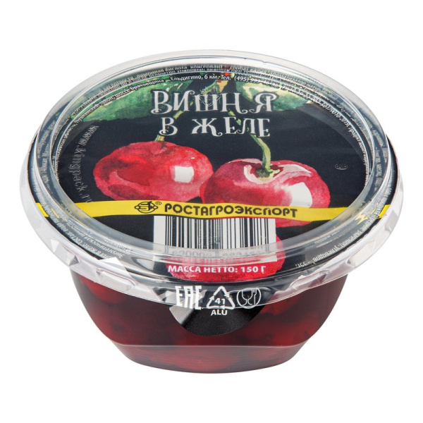 Фрукты РАЭ в желе вишня 150г