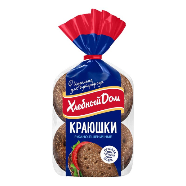 Краюшки Хлебный дом ржано-пшеничные 240г