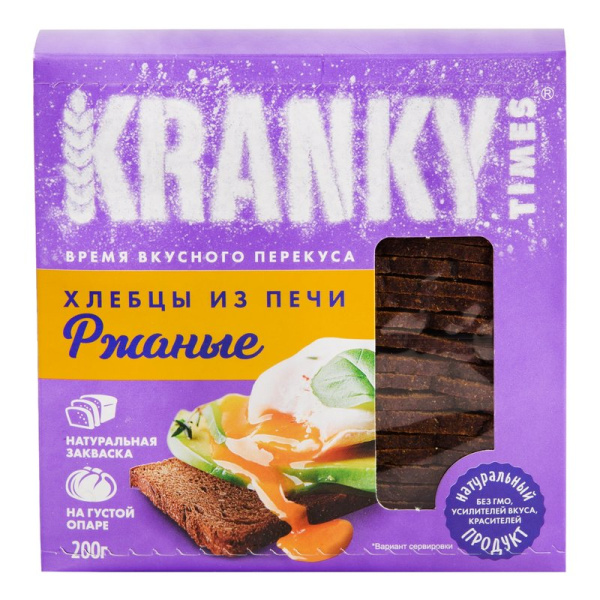 Хлебцы Кранкей таймес ржаные 200г