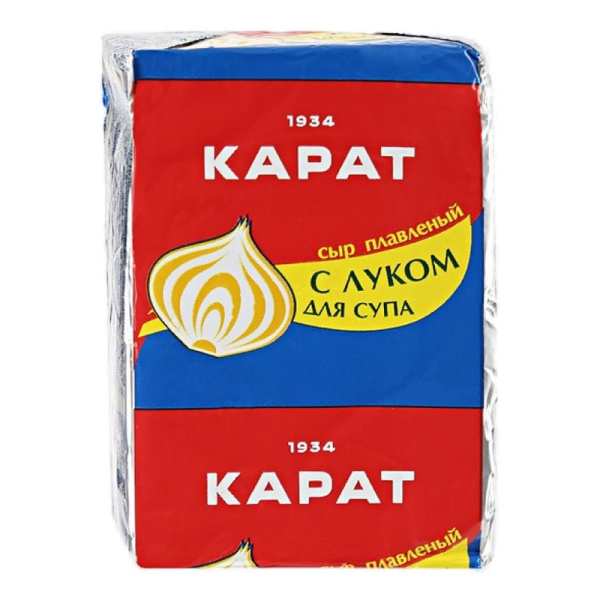 Сыр Карат плавленый с луком для супа 45% 90г