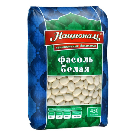 Фасоль Националь белая 450г