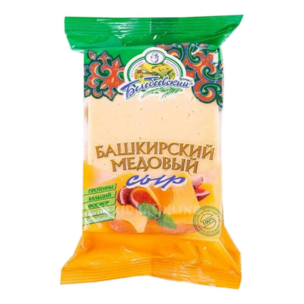 Сыр Белебеевский Башкирский медовый 50% 190г флоупак