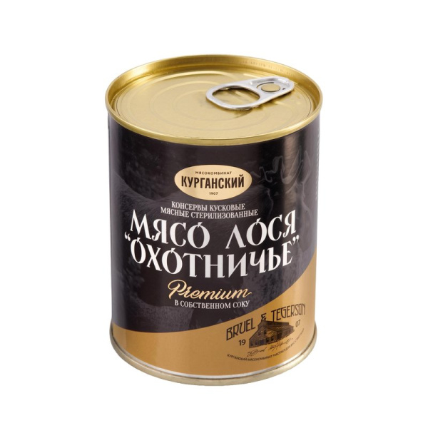 Мясо лося Курганский МБК охотничье премиум в с/с 330г