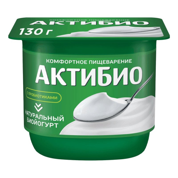 Биойогурт АктиБио обогащенный 3,5% 130г