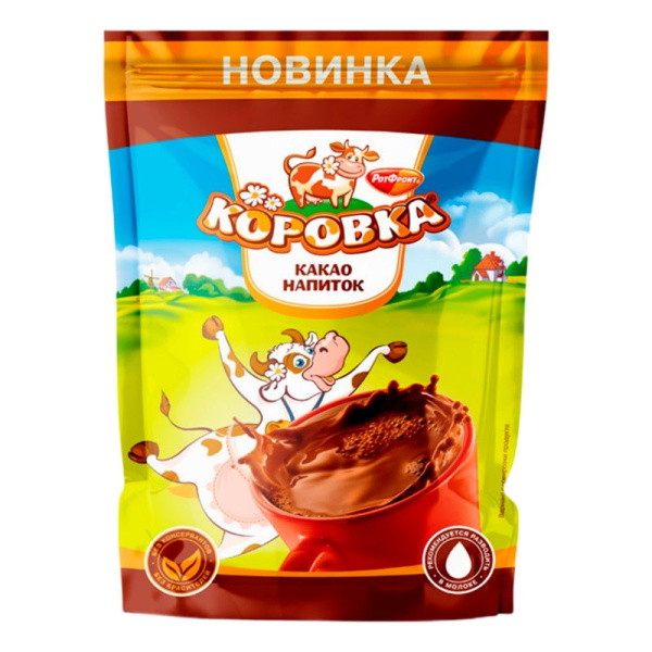 Какао-напиток РотФронт Коровка растворимый 200г м/у