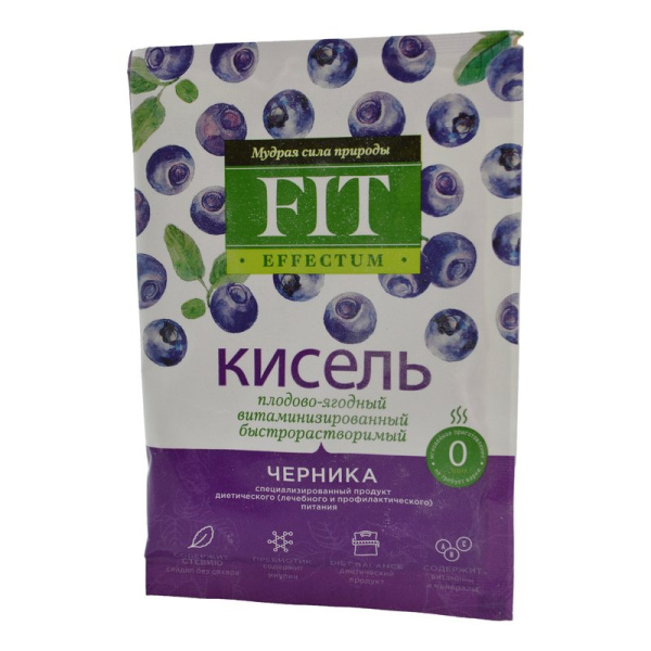 Кисель Фит Эффектум черника 30г