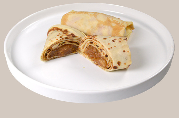 Блины с яблоками и медом Гурман