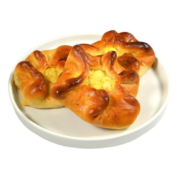 Булочка с яйцом и сыром 80г 1шт Гурман