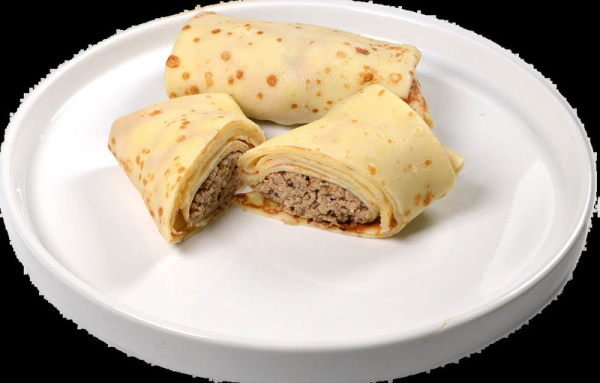 Блины с мясом Гурман