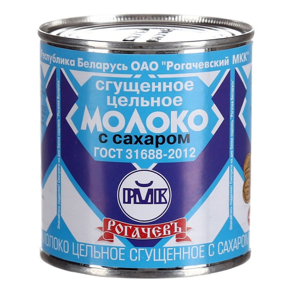 Молоко Рогачевский мк сгущенное цельное 8,5% 380г