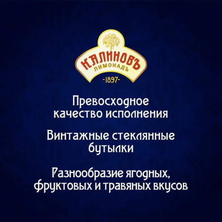 Напиток Калинов винтажный домашний 0,5л ст/б