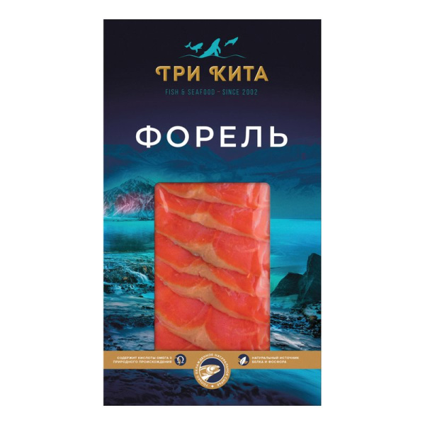 Форель Три кита пласт на коже с/с в/у