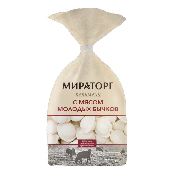 Пельмени Мираторг с Мясом молодых бычков 700г