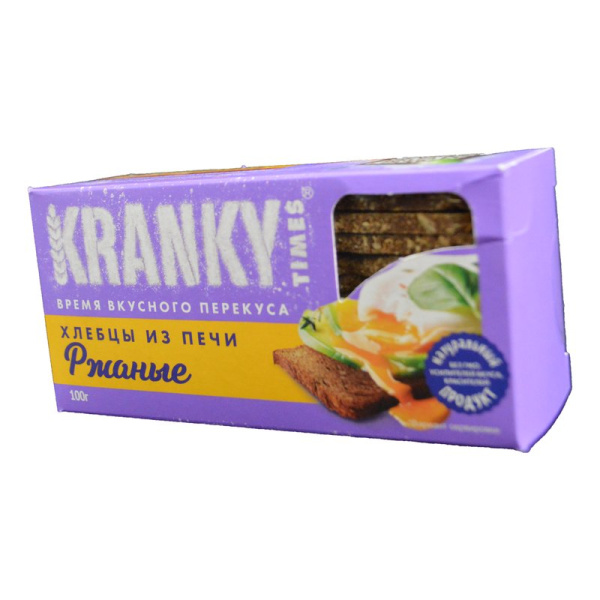 Хлебцы Кранкей таймес Из печи ржаные 100г