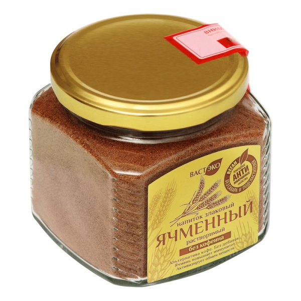 Напиток злаковый ВастЭко ячменный растворимый без кофеина 90г