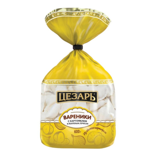 Вареники Цезарь с картофелем и жареным луком 600г