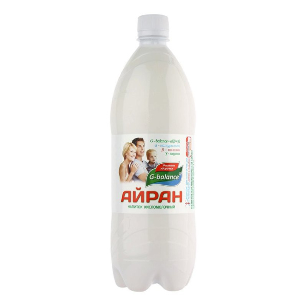 Напиток кисломолочный Джи-баланс Айран газ. 1,л 1,0%